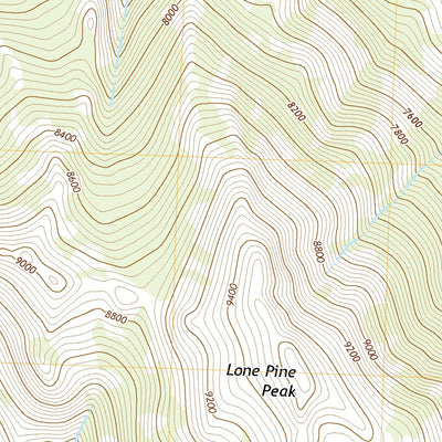United States Geological Survey Lone Pine Peak, ID (2020, 24000-Scale) digital map