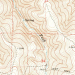 United States Geological Survey Lone Rock Creek, OR (1970, 24000-Scale) digital map