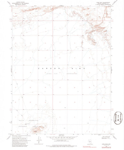 United States Geological Survey Lone Rock, NV (1969, 24000-Scale) digital map