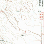 United States Geological Survey Lone Sand Hill, WY-NE (1990, 24000-Scale) digital map