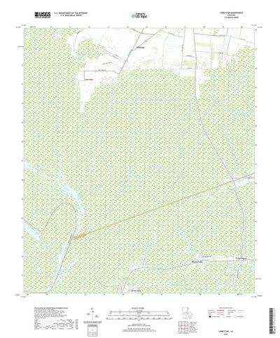 United States Geological Survey Lone Star, LA (2020, 24000-Scale) digital map