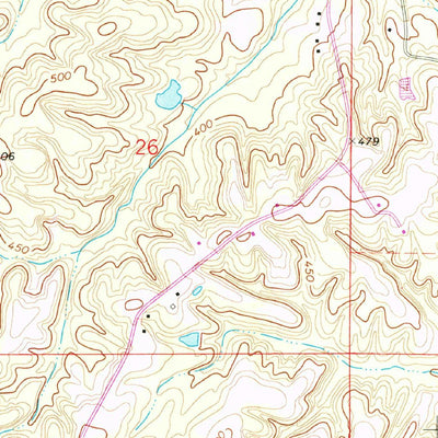 United States Geological Survey Lone Star, MS (1974, 24000-Scale) digital map