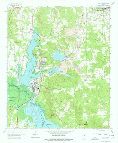 United States Geological Survey Lone Star, TX (1962, 24000-Scale) digital map