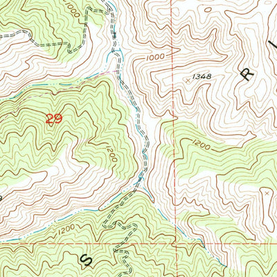 United States Geological Survey Lone Tree Creek, CA (1955, 24000-Scale) digital map