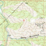 United States Geological Survey Lone Tree Creek, CA (1955, 24000-Scale) digital map