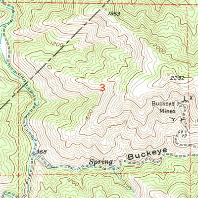 United States Geological Survey Lone Tree Creek, CA (1955, 24000-Scale) digital map