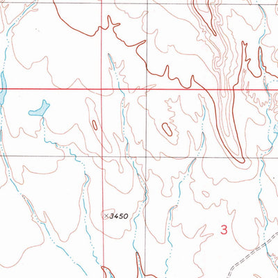 United States Geological Survey Lone Tree Creek, MT (1980, 24000-Scale) digital map