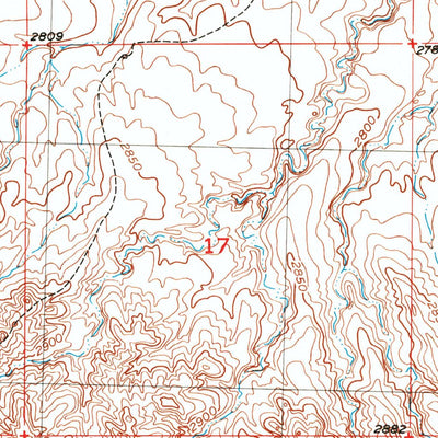 United States Geological Survey Lone Tree Creek, SD (1953, 24000-Scale) digital map