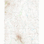 United States Geological Survey Lone Tree Creek, WY (1972, 24000-Scale) digital map