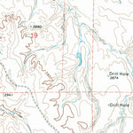 United States Geological Survey Lone Tree Creek, WY (1972, 24000-Scale) digital map