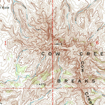 United States Geological Survey Lone Tree Creek, WY (1972, 24000-Scale) digital map