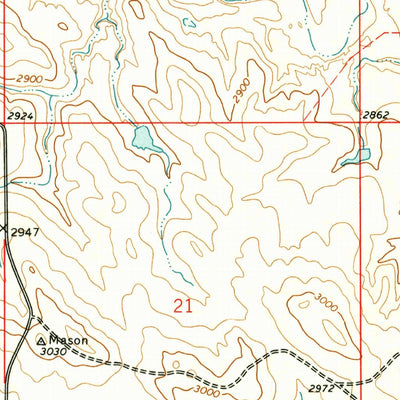 United States Geological Survey Lone Tree Draw East, SD (1973, 24000-Scale) digital map