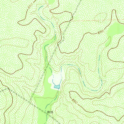 United States Geological Survey Lone Tree Hill, TX (1971, 24000-Scale) digital map
