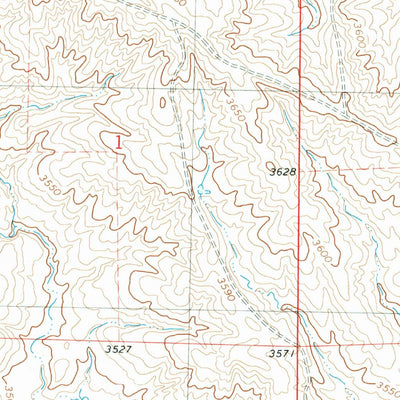 United States Geological Survey Lone Tree Ranch, NE (1980, 24000-Scale) digital map