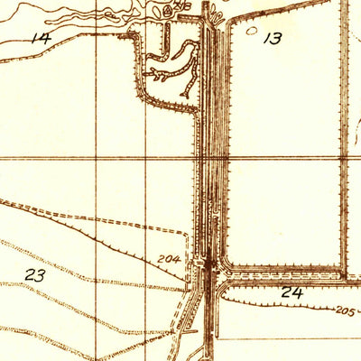 United States Geological Survey Lone Tree Well, CA (1932, 31680-Scale) digital map