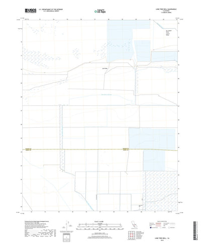 United States Geological Survey Lone Tree Well, CA (2018, 24000-Scale) digital map