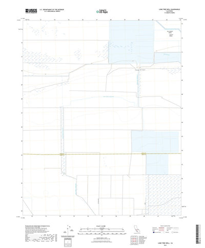 United States Geological Survey Lone Tree Well, CA (2021, 24000-Scale) digital map