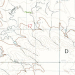 United States Geological Survey Lone Well Creek East, SD (1982, 24000-Scale) digital map
