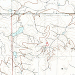 United States Geological Survey Lone Well Creek East, SD (1982, 24000-Scale) digital map