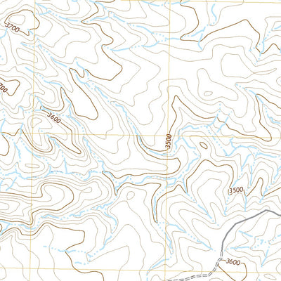 United States Geological Survey Lone Well Creek West, SD (2021, 24000-Scale) digital map