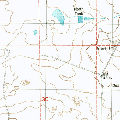United States Geological Survey Lone Wolf, NM (1979, 24000-Scale) digital map