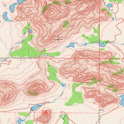 United States Geological Survey Lone Wolf, OK (1964, 24000-Scale) digital map