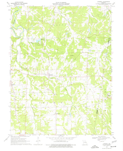 United States Geological Survey Lonedell, MO (1969, 24000-Scale) digital map
