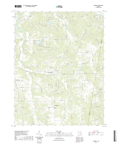 United States Geological Survey Lonedell, MO (2021, 24000-Scale) digital map