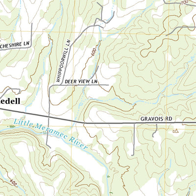 United States Geological Survey Lonedell, MO (2021, 24000-Scale) digital map