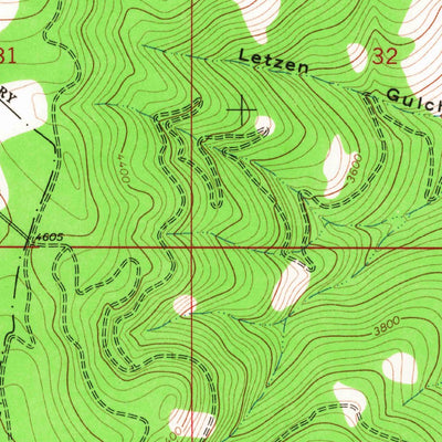 United States Geological Survey Lonepine, MT (1964, 24000-Scale) digital map