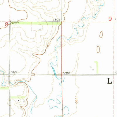 United States Geological Survey Lonesome Lake, SD (1970, 24000-Scale) digital map