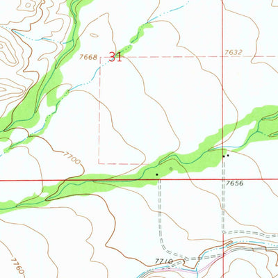 United States Geological Survey Lonetree, WY (1964, 24000-Scale) digital map