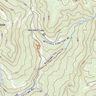 United States Geological Survey Lonewood, TN (2022, 24000-Scale) digital map