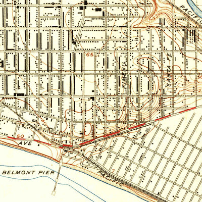 United States Geological Survey Long Beach, CA (1925, 24000-Scale) digital map