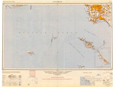 United States Geological Survey Long Beach, CA (1949, 250000-Scale) digital map