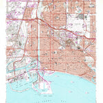 United States Geological Survey Long Beach, CA (1964, 24000-Scale) digital map