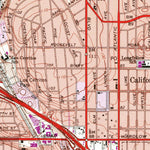 United States Geological Survey Long Beach, CA (1964, 24000-Scale) digital map