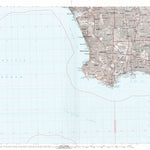 United States Geological Survey Long Beach, CA (1981, 100000-Scale) digital map