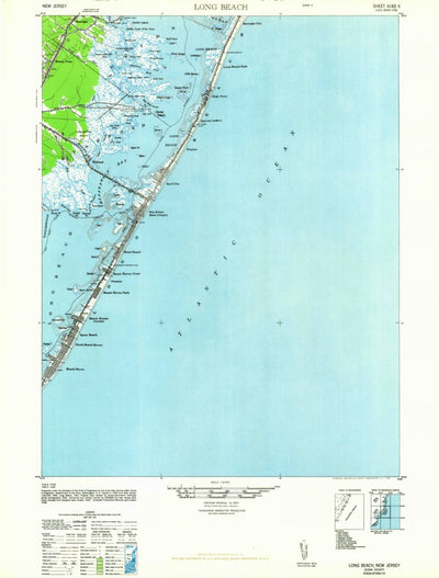 United States Geological Survey Long Beach, NJ (1948, 62500-Scale) digital map