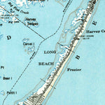 United States Geological Survey Long Beach, NJ (1948, 62500-Scale) digital map