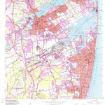 United States Geological Survey Long Branch, NJ (1954, 24000-Scale) digital map