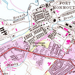 United States Geological Survey Long Branch, NJ (1954, 24000-Scale) digital map