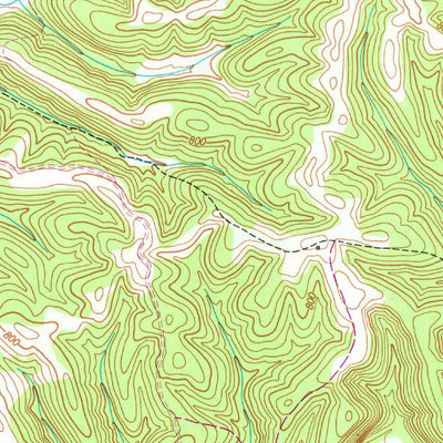 United States Geological Survey Long Branch, TN (1951, 24000-Scale) digital map