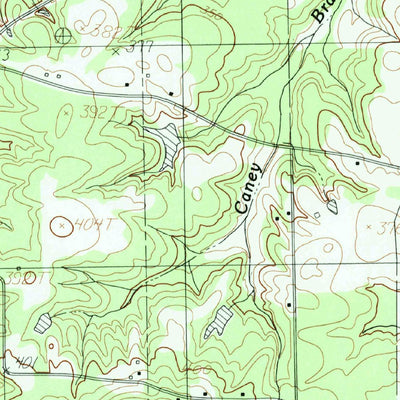 United States Geological Survey Long Branch, TX (1983, 24000-Scale) digital map