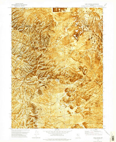 United States Geological Survey Long Canyon, NV (1971, 24000-Scale) digital map