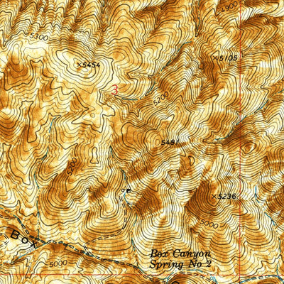 United States Geological Survey Long Canyon, NV (1971, 24000-Scale) digital map