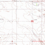 United States Geological Survey Long Creek East, MT (1983, 24000-Scale) digital map
