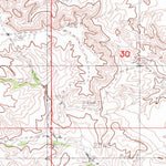 United States Geological Survey Long Creek East, MT (1983, 24000-Scale) digital map