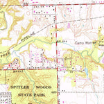 United States Geological Survey Long Creek, IL (1967, 24000-Scale) digital map