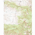 United States Geological Survey Long Creek, OR (1949, 62500-Scale) digital map